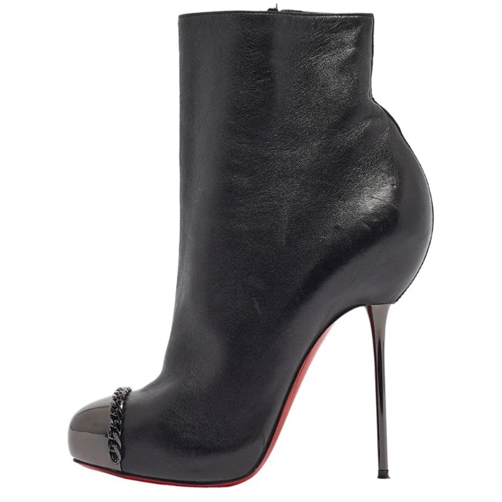 ‼️Christian Louboutin🔥 120mm Black Nappa boots